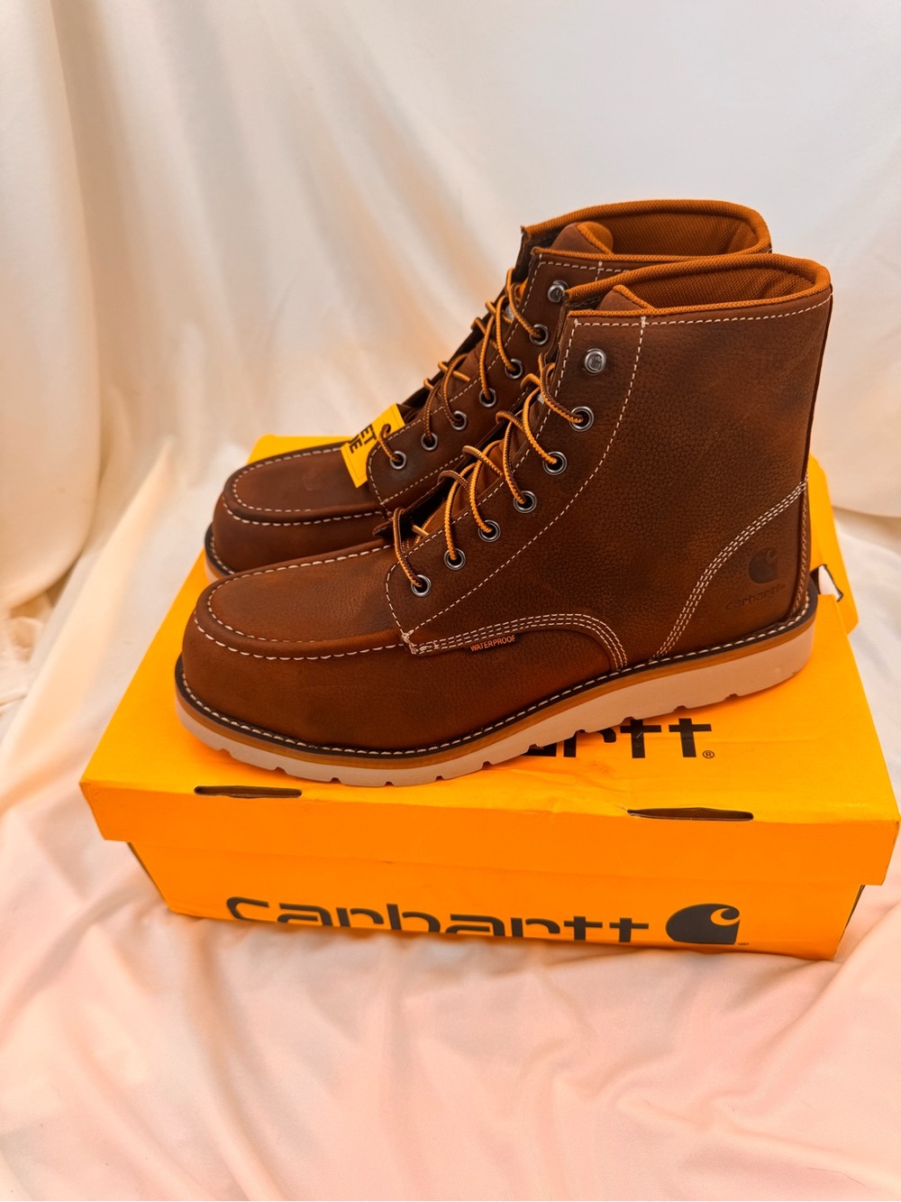 Carhartt Waterproof Work Boots 6” Steel Toe